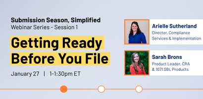 Submission Season, Simplified Webinar 1: Getting Ready Before You File